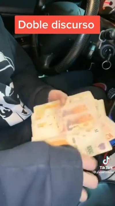 Ese doble discurso si se puede ver