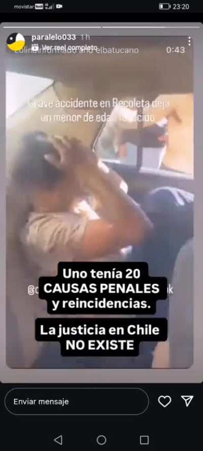 Funa a estos flaites culiaos que dejaron la caga con resultado fatal. Y que los políticos del color que sea no saquen aprovechamiento