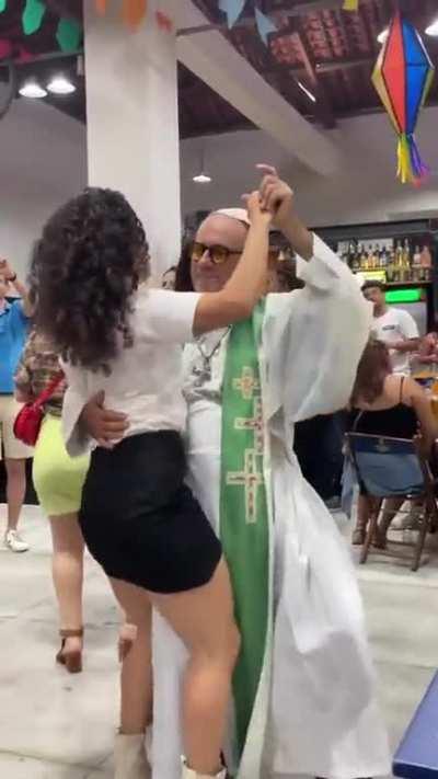 Meanwhile, the father of the church...