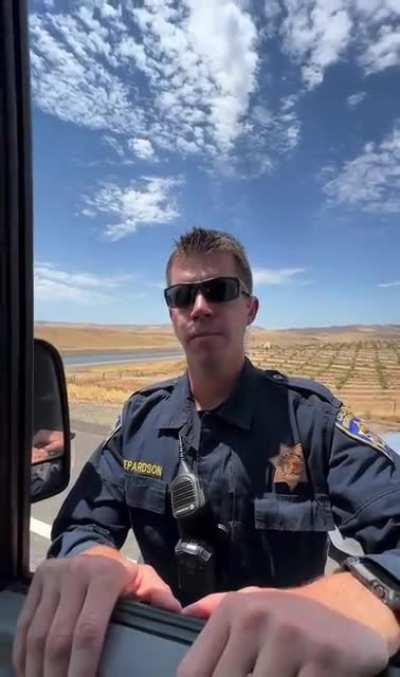 Impeding traffic in order to record someone taking a piss.