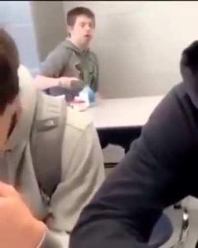 Chad does an epic trick