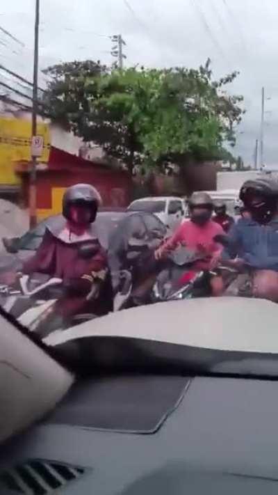 Normal everyday scene in Philippine roads