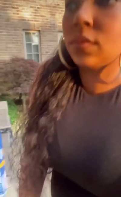 Showing off her baby belly via IG story 5/15/24