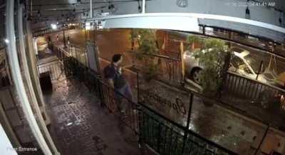 Suspected DUI driver crashes into dining patio, nearly hitting pedestrian in Gaslamp (Operacaffe)