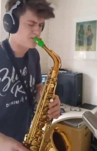 Adding a sax solo to a song that doesn't need it.