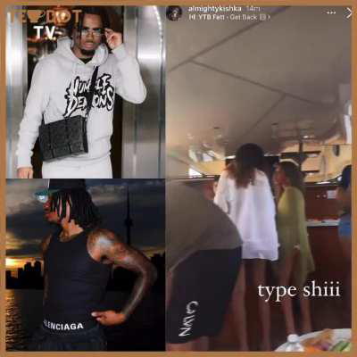 ALMIGHTY KISHKA ON A YACHT WITH DUKE DENNIS