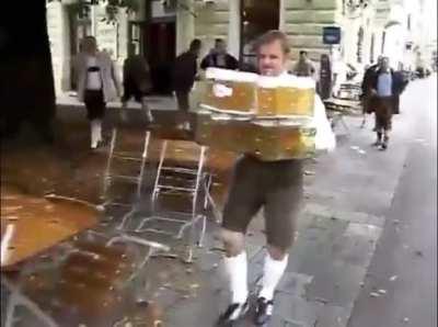 He could have at least grabbed a few