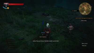 The only time I've heard ciri refer to geralt as father 😍