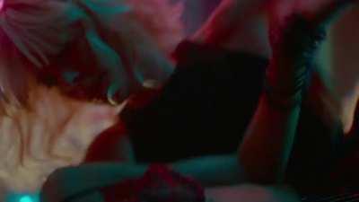 Sophia Boutella nipple sucked by Charlize Theron in ‘Atomic Blonde’