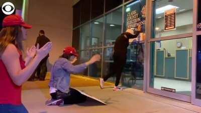 Flashback: Back in November, Trump cult members were praying in front of the election office in Nevada.