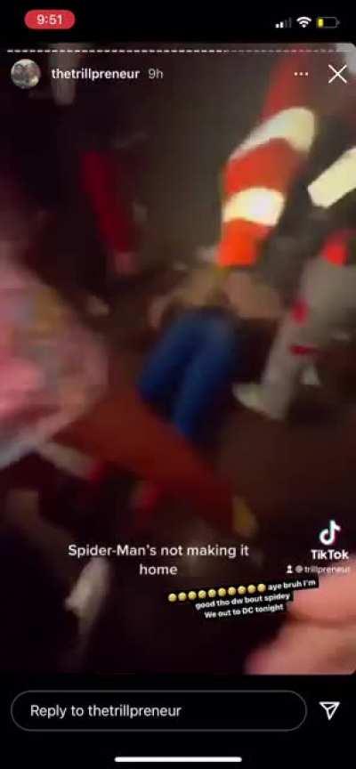 Failed Backflip at Carti’s Brooklyn Show. He all good tho dw🤞