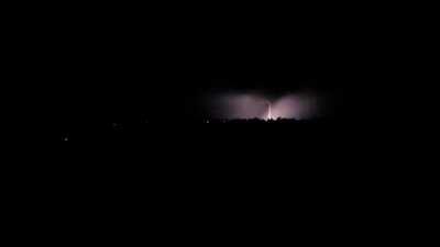 Slow motion footage I got of the lightning tonight in the Island View valley