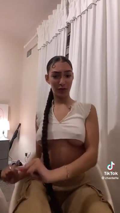 chantelle with her hard nips poking through 