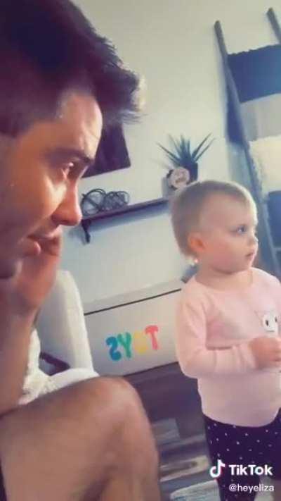 She forgot to tell her Dad...