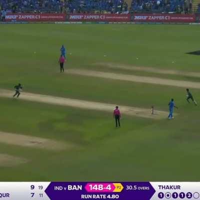 One run gets converted to three, a bit sloppy from India on field