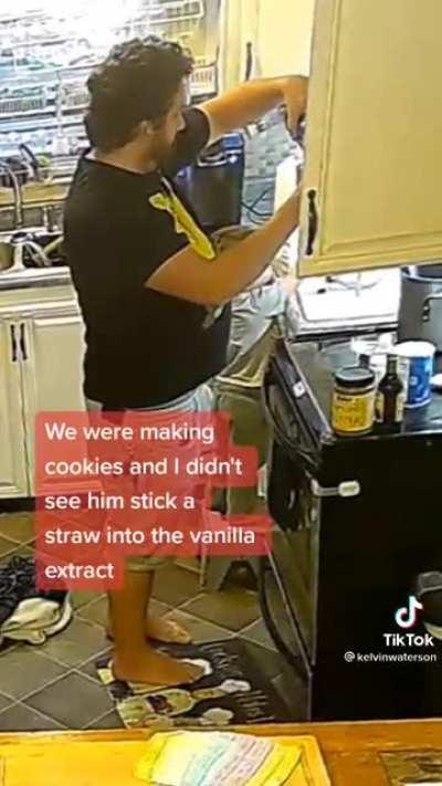 Drinking vanilla extract