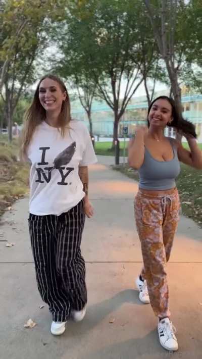 Flashing tits on campus