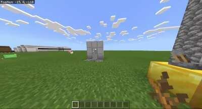 Most compact redstone door ever