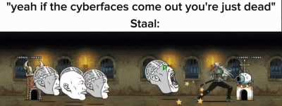Staal [fluff]‎‎enuinely soloing an impossible stage
