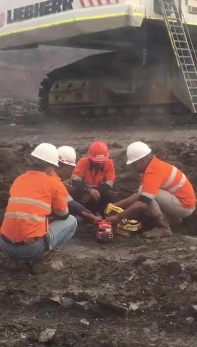 They're working hard