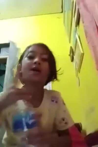 Washing down that spicy food.