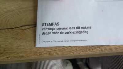 Stempas binnengekregen