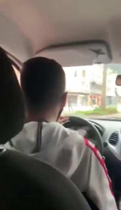 Man steals phone from Uber and gets run over