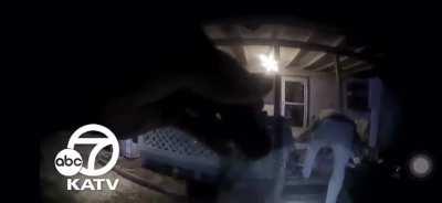ABC News releases video showing Arkansas deputy shooting at Pomeranian but hitting a woman standing on her porch instead. The woman initially called 911 for help, but instead was shot on her own front porch.