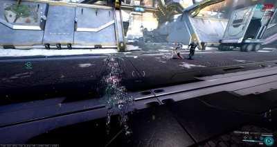 Crewman playing tag with my dog