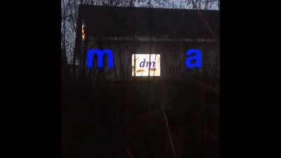 Flickering light at dm: only party we are left allowed to celebrate during covid times