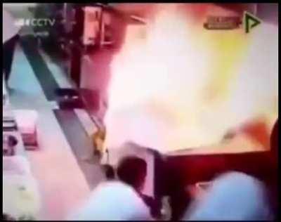 Whatcouldgowrong when I throw this table cloth on fire