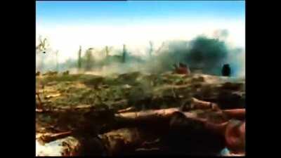 German Flamethrowers Charging in the Battle of Verdun 1916