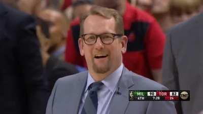 [highlight] Kyle Lowry tries to go between George Hill's legs then gets a foul