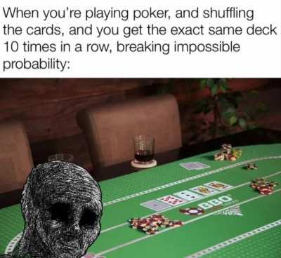 There is a glitch in the matrix