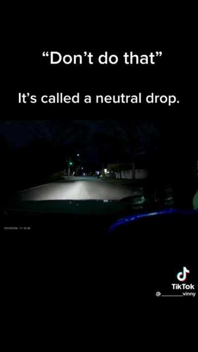 Learning about the “neutral drop”