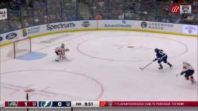 Pat Maroon on the breakaway