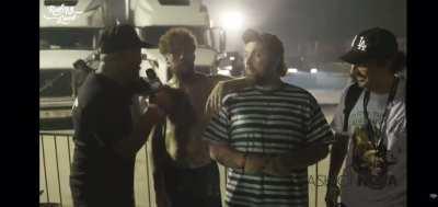 After the show (Don’t know why there are cuts in the audio)