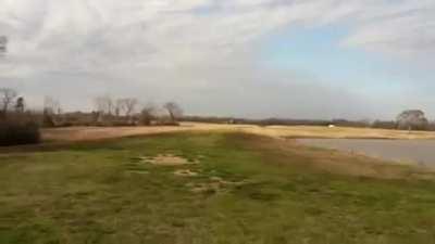 For staying there and getting the shot.