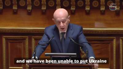 French senator Claude Malhuret - Government's statement on national defense