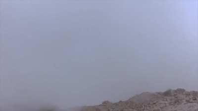 Iraqi crayon rocket mounted on a pickup in use against IS