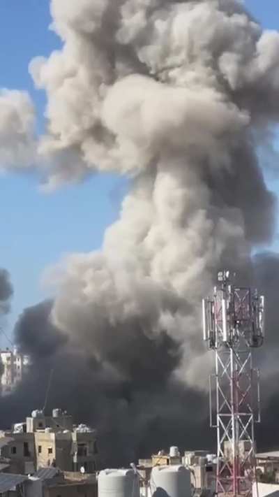 Israeli airstrike on Chiyah, Lebanon in the Beirut Suburbs on November 16.