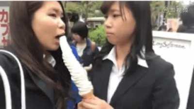 A taste of the ice cream