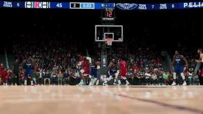 The lengths 2K will go to piss me off is immeasurable. I watched PG break his WHOLE LEG 7 years ago and he’s 31 and still has a 45 inch vert. Ain’t no way boi 😐