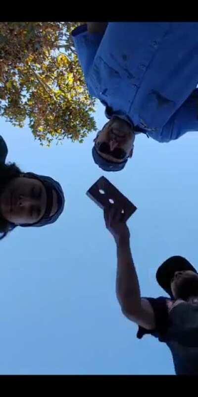 Russian Roulette: Cinder block Edition!