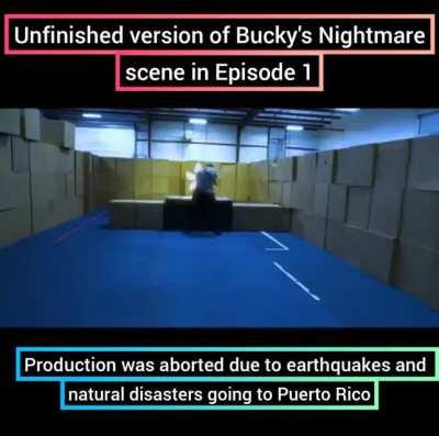 Unfinished Winter Soldier nightmare scene, what could have been in Episode 1! // @davemacomber on Instagram