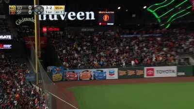 [Highlight] Darin Ruf hits a 110MPH rocket to make it 1-0 Giants in the 1st