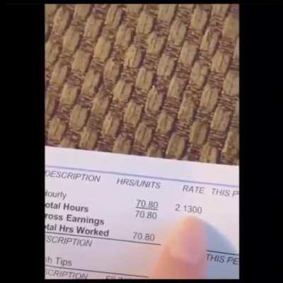 Is the American dream?? Especially during a pandemic?? Working for tips is like dating for potential. These employers can go to hell.