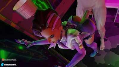 Sombra gets pounded from behind (SaveAss) [Overwatch]