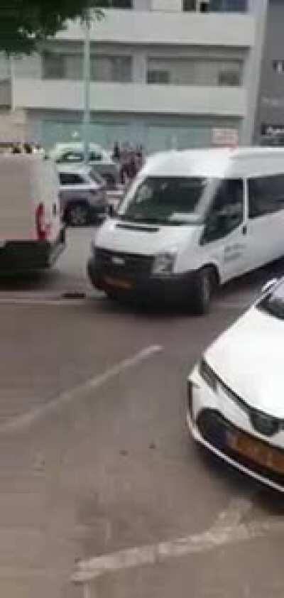 WCGW blocking a parking lot exit