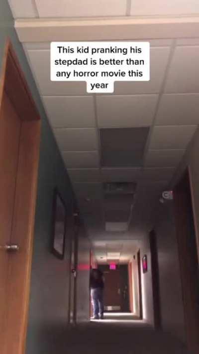 Pranking his stepdad